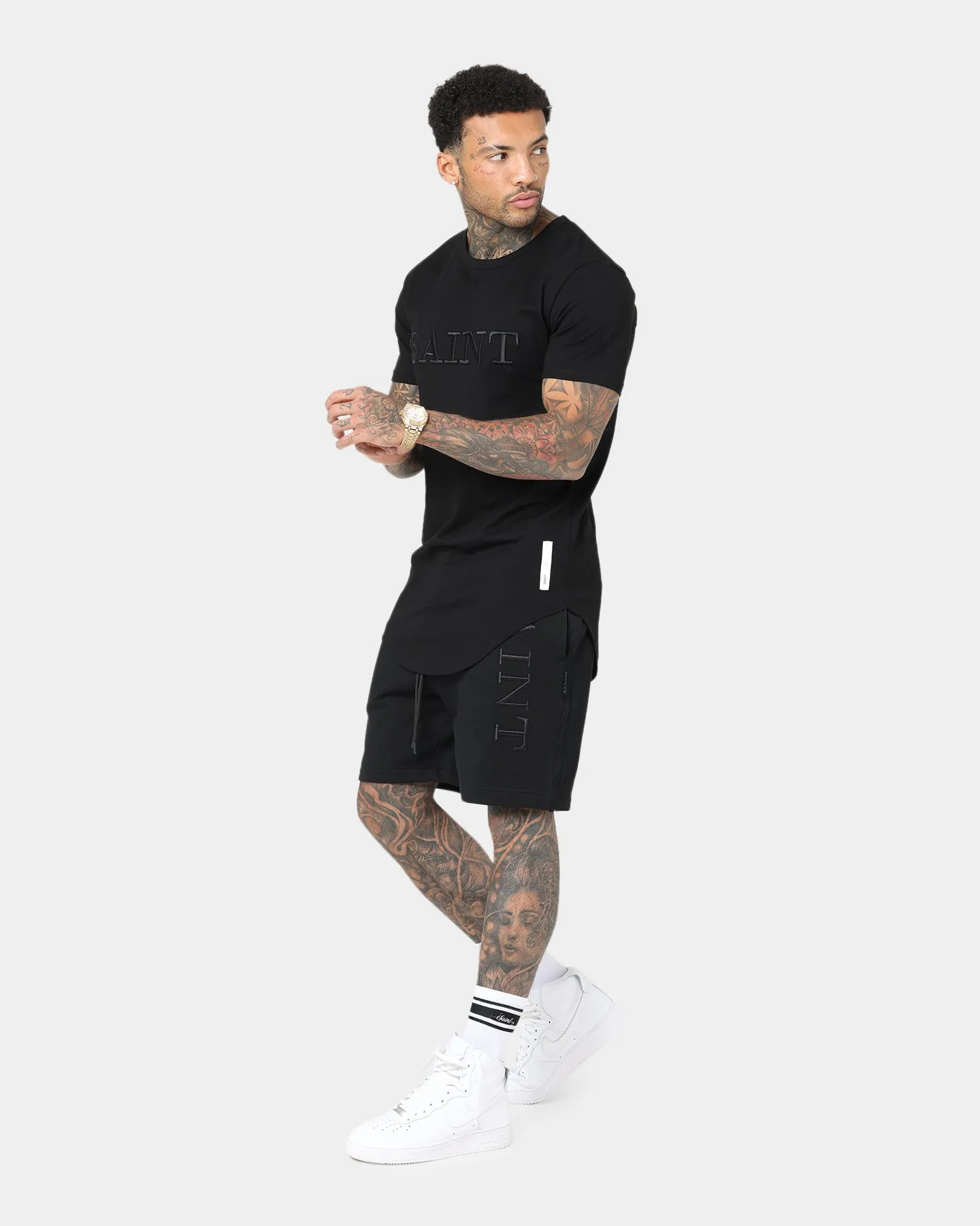 Everyday Fit Timeless Wear Saint Morta Annex El Duplo Short Sleeve T-Shirt Black