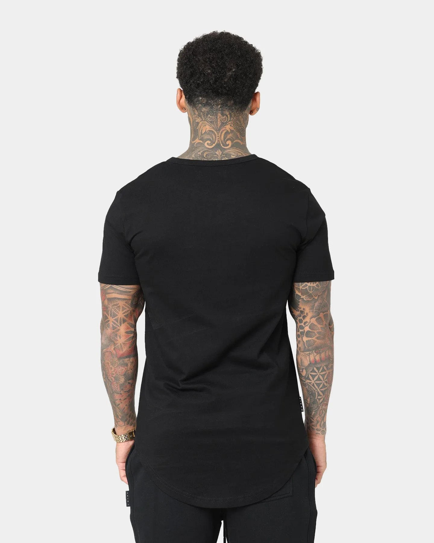 High-Quality Fabric Saint Morta Annex El Duplo Short Sleeve T-Shirt Black