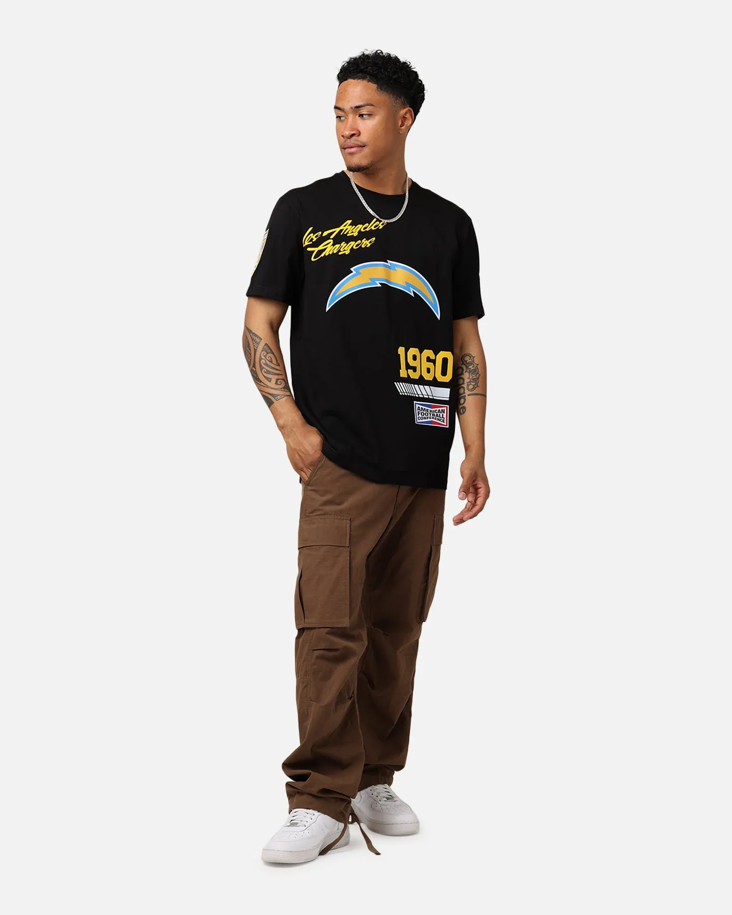 On-the-Go Fashion Pro Standard Los Angeles Chargers Fast Lane SJ T-Shirt Black
