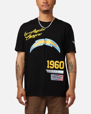 Pro Standard Los Angeles Chargers Fast Lane SJ T-Shirt Black Linen blend Cozy Wearable