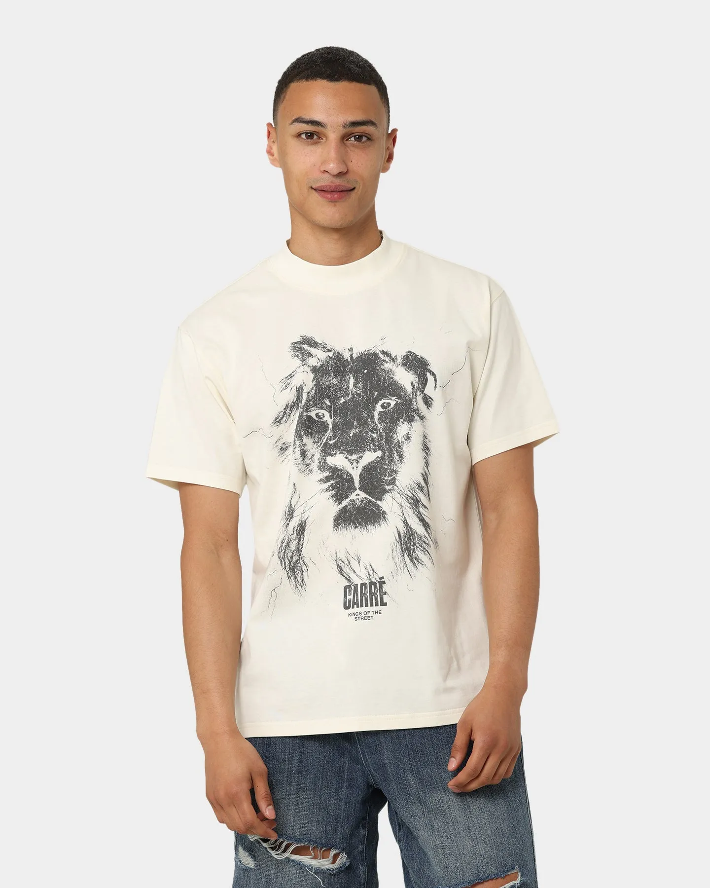 Carr?? Kings Vintage T-Shirt Off White Comfy Essentials Wear