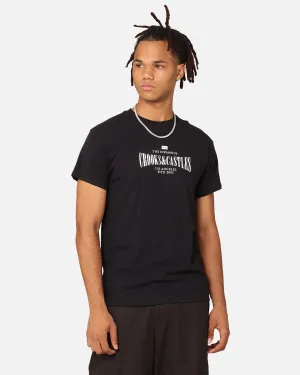 Crooks & Castles Infamous T-Shirt Black baby shower Everyday Fit