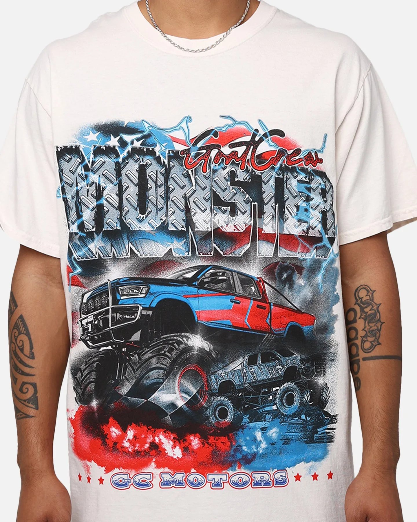 Goat Crew Motors T-Shirt Off White Recommended Perfect For Relaxing