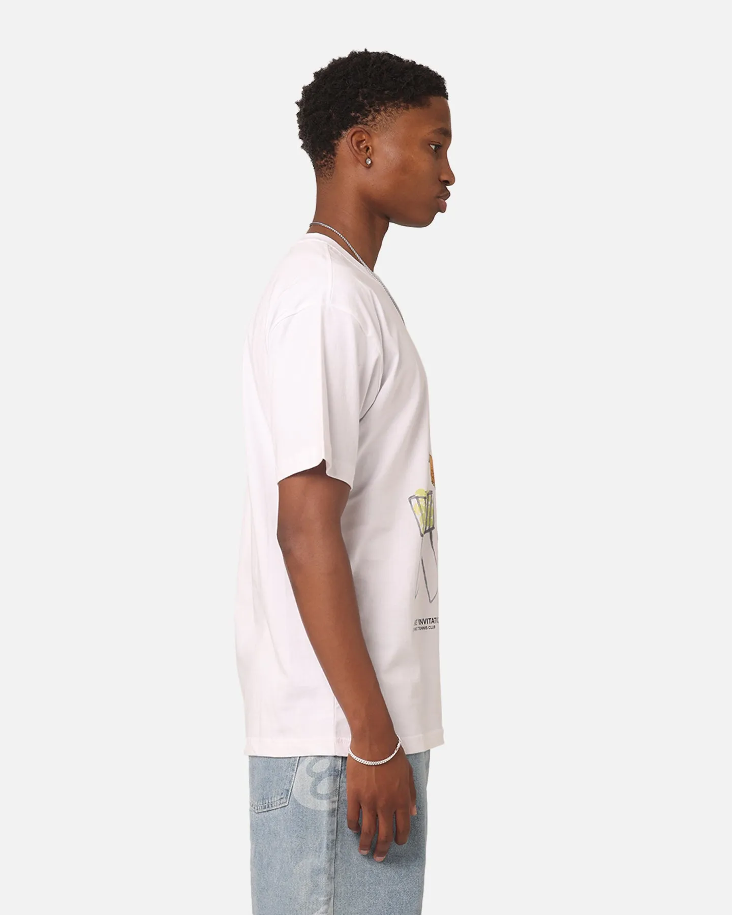 Market Invitational T-Shirt White Summer Ready Sweat Absorbent