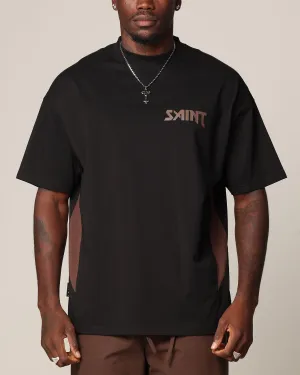 Ultimate Comfort Saint Morta Rage Boxy T-Shirt Black/Brown