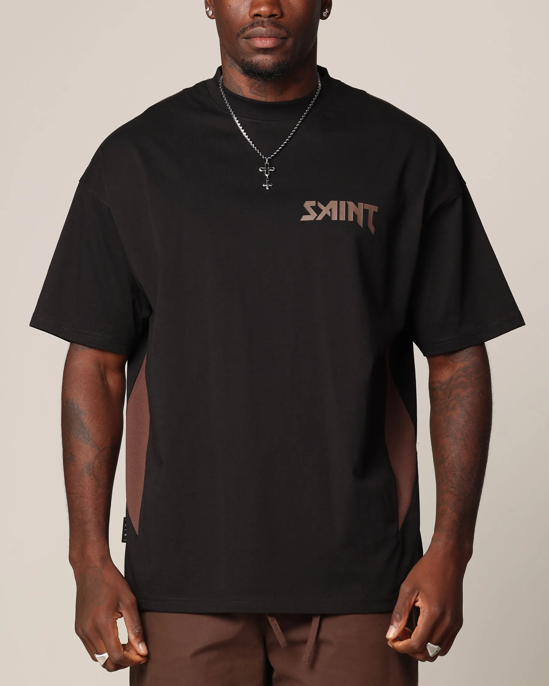 Ultimate Comfort Saint Morta Rage Boxy T-Shirt Black/Brown