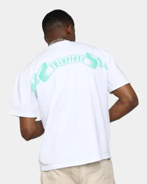 Carre Banner T-Shirt White Cozy Fit Seasonal Fashion