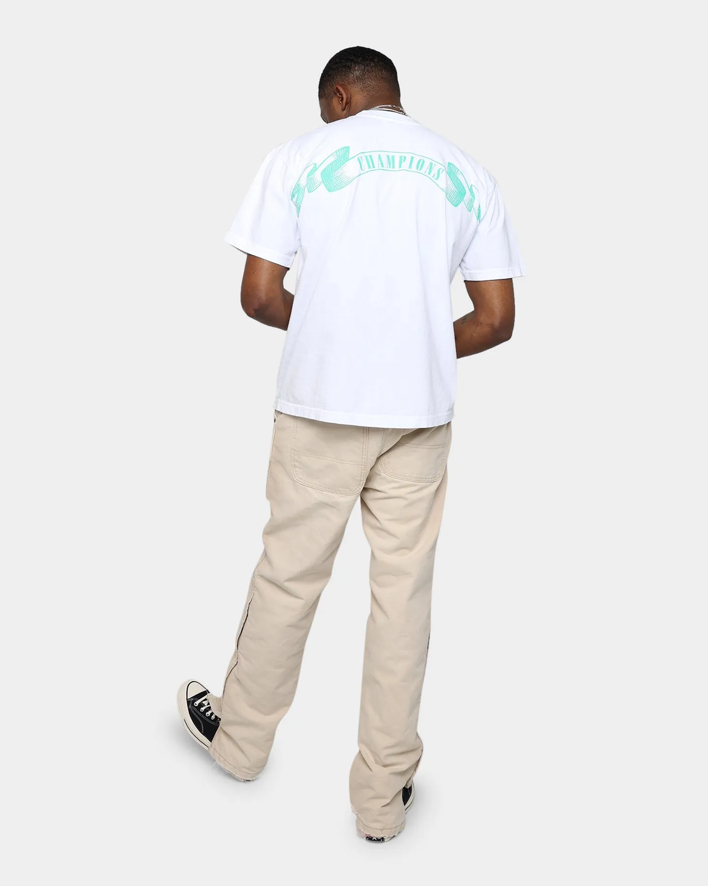 OdorResistant Fabric Carre Banner T-Shirt White