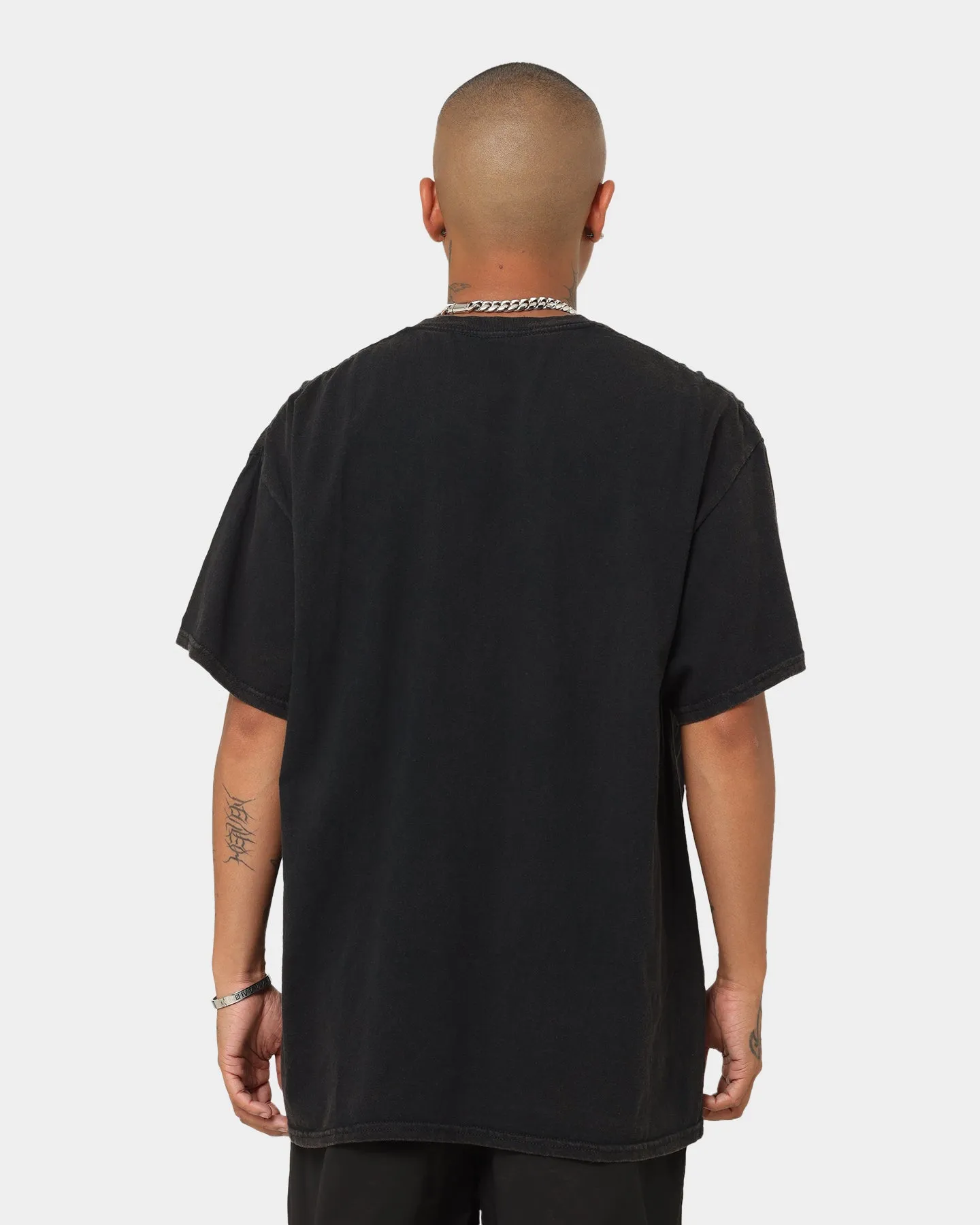 Goat Crew Goat Skull Vintage T-Shirt Black Wash Festival wear Urban Trend
