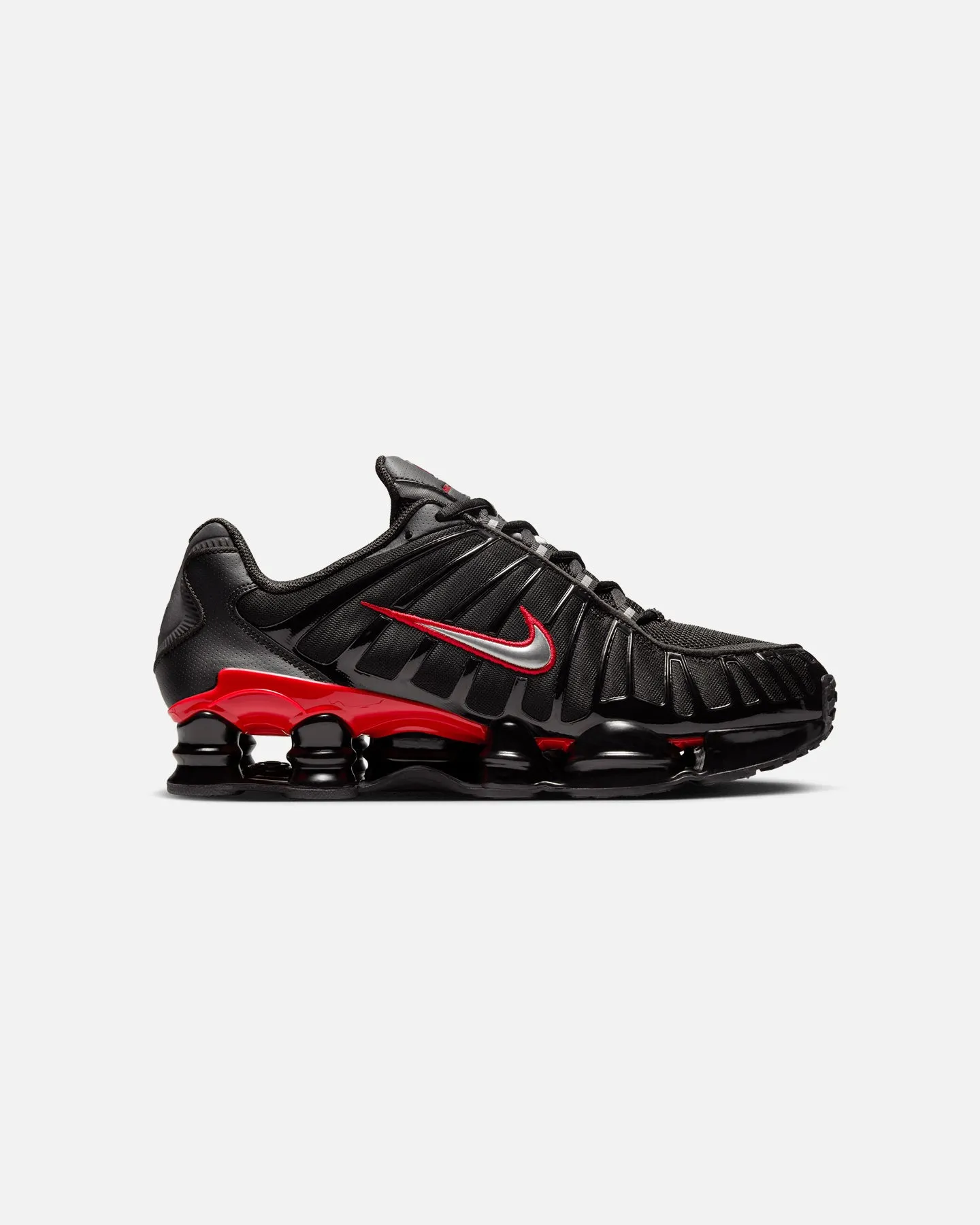 Comfortable Design Shine Bright Nike Shox TL "Black Red" Black/Metallic Silver