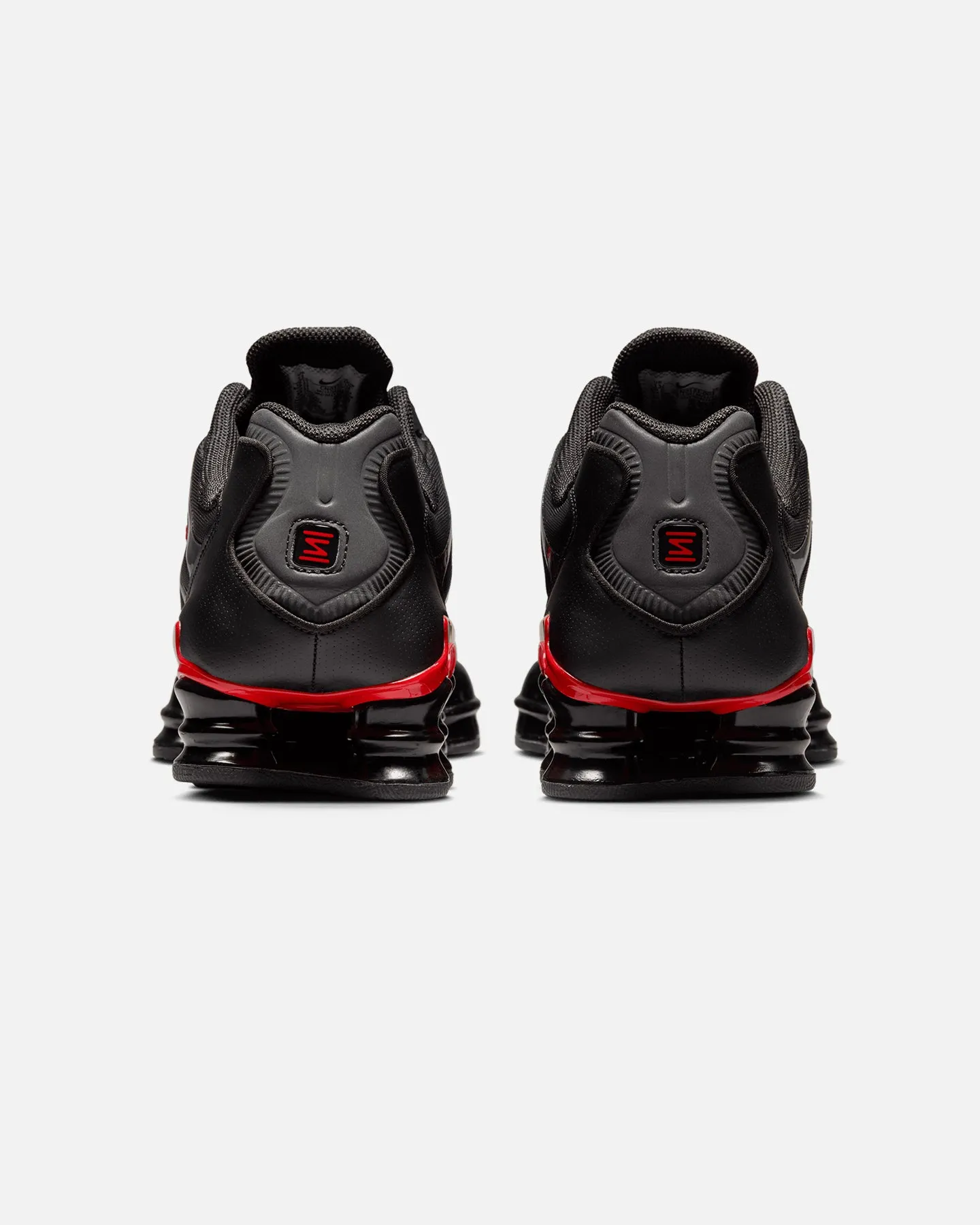 Nike Shox TL "Black Red" Black/Metallic Silver Moisture Management Technology Clean White