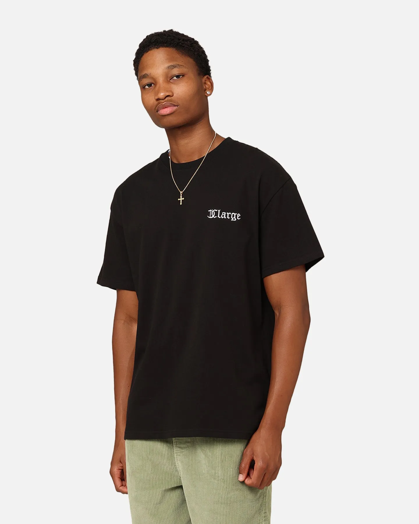 Flexible Collar X-Large Records Heavyweight T-Shirt Black