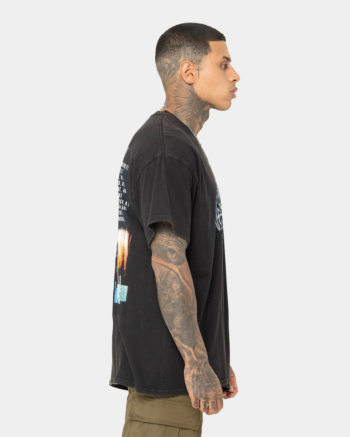 Durable Style Fresh Style Six60 Merch Six60 Tour Vintage T-Shirt Black Wash