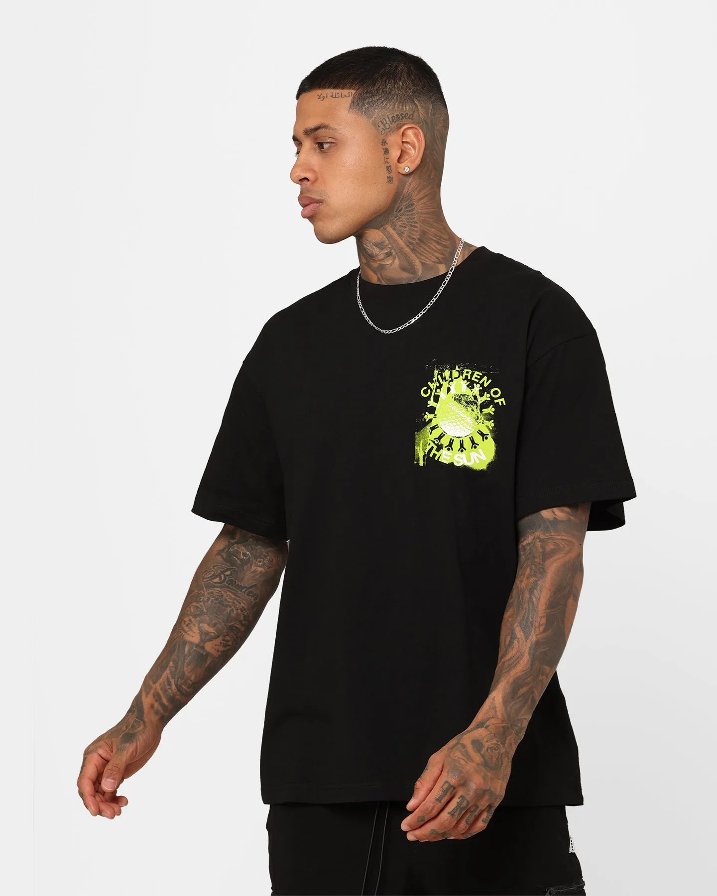 Students Golf Children Of The Sun T-Shirt Black Hypoallergenic Textile