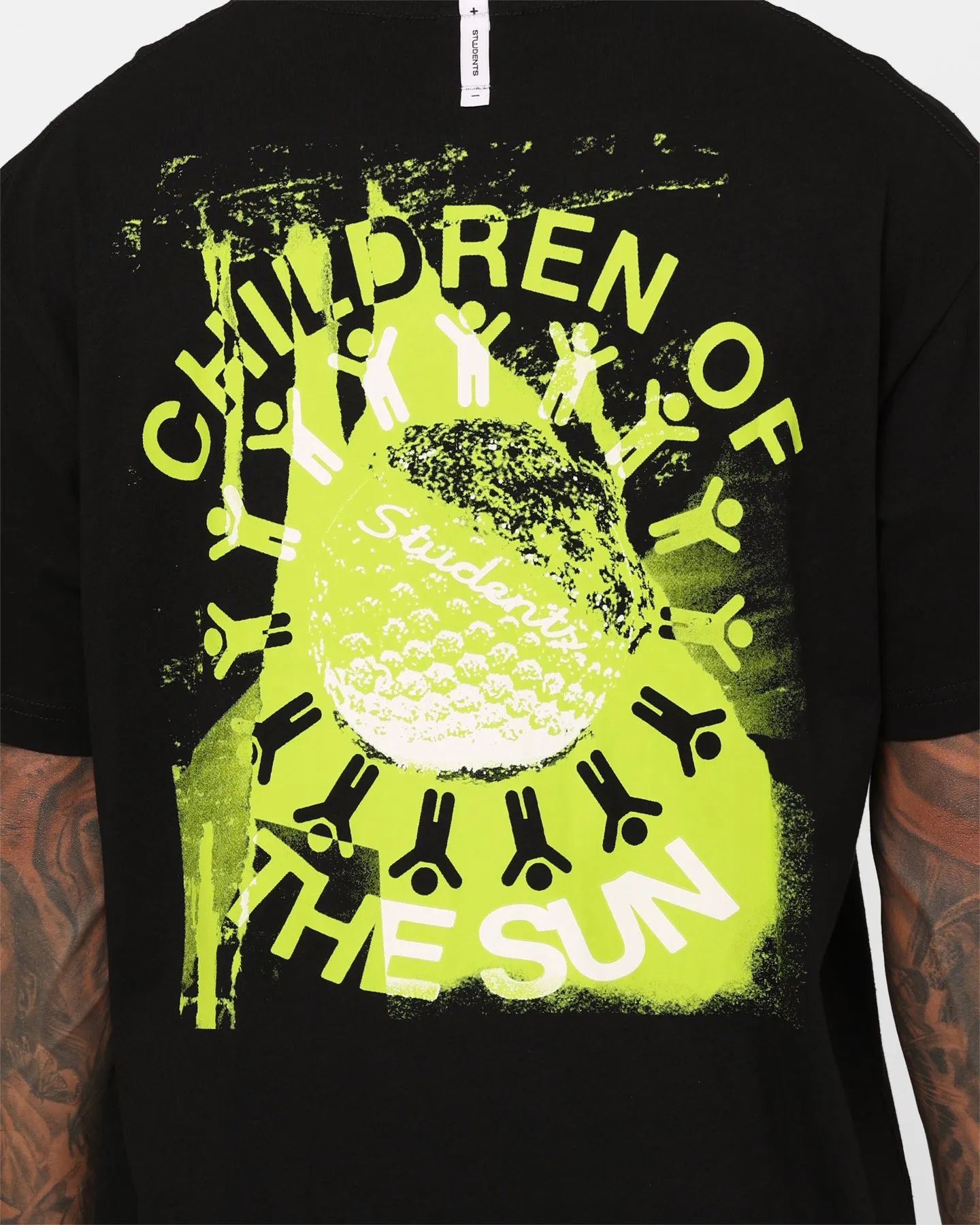 Casual All-Day Students Golf Children Of The Sun T-Shirt Black