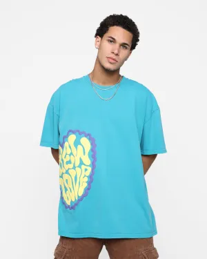 Goat Crew Crew Love T-Shirt Aqua ThermoregulatingFabric