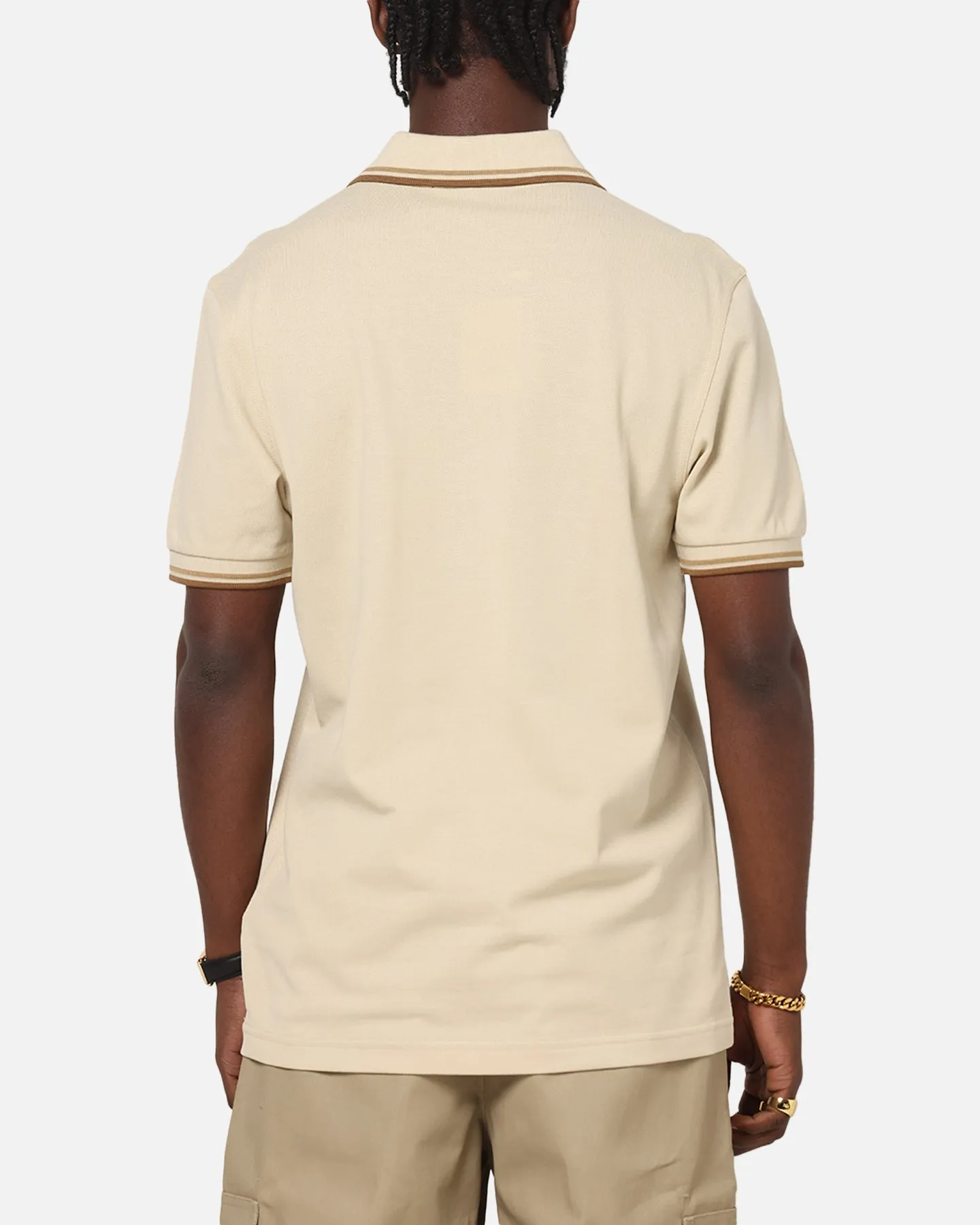 Urban Explorer Fred Perry Twin Tipped Polo Shirt Oatmeal