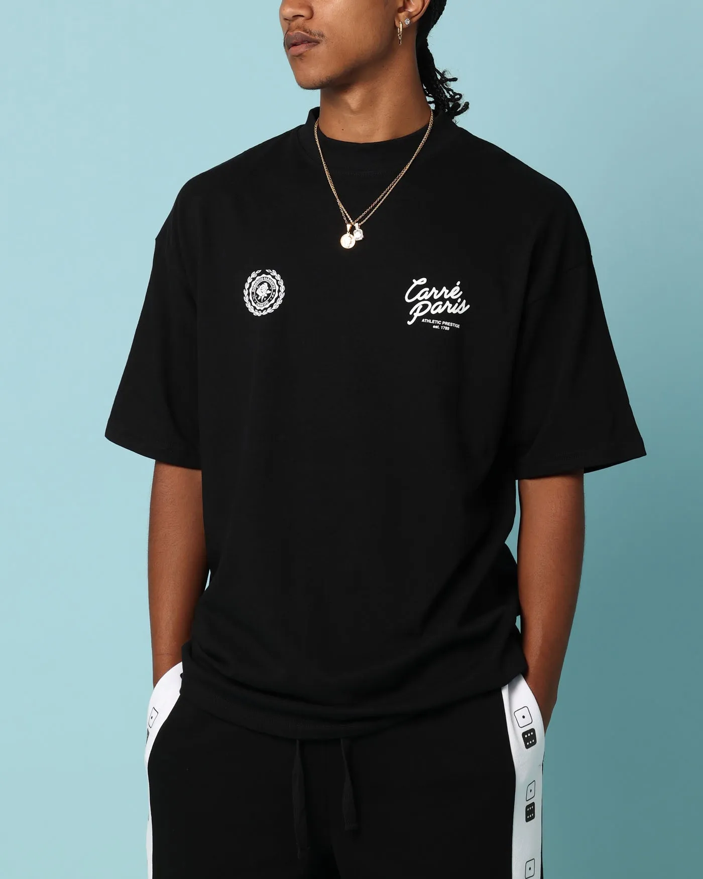 Carr?? Gorgeous Script Oversized T-Shirt Black LowImpact Manufacturing