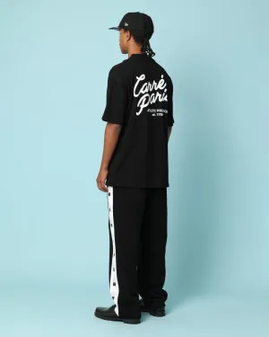 Bold Style Carr?? Gorgeous Script Oversized T-Shirt Black