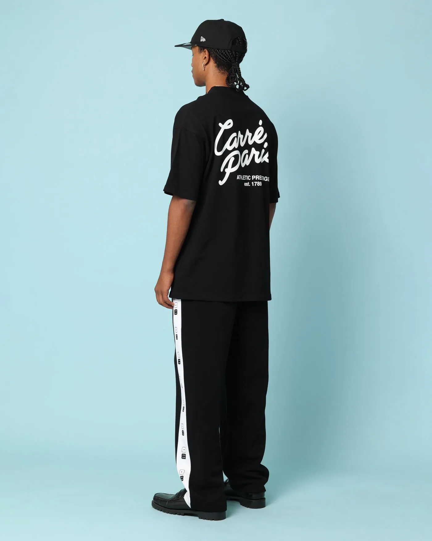 Bold Style Carr?? Gorgeous Script Oversized T-Shirt Black