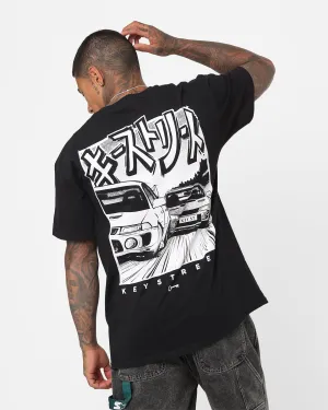 Key Street Versus T-Shirt Black Chill Design Airflow Ventilation