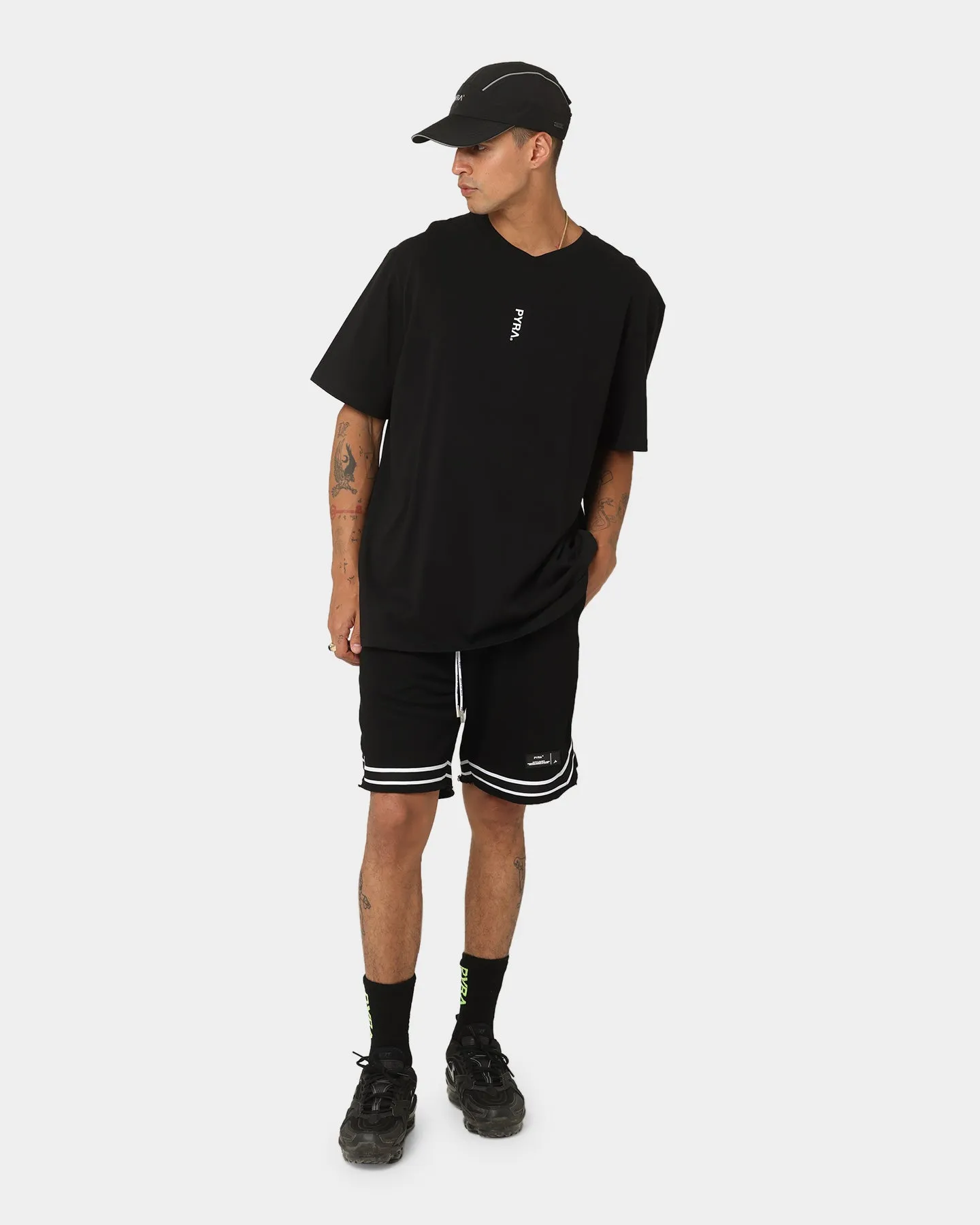PYRA Blaze T-Shirt Black Reinforced Shoulder