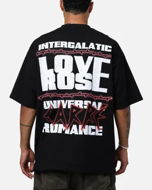 Carre Love Rose Vintage T-Shirt Washed Charcoal AntiPilling Treatment Fade Resistant Dye