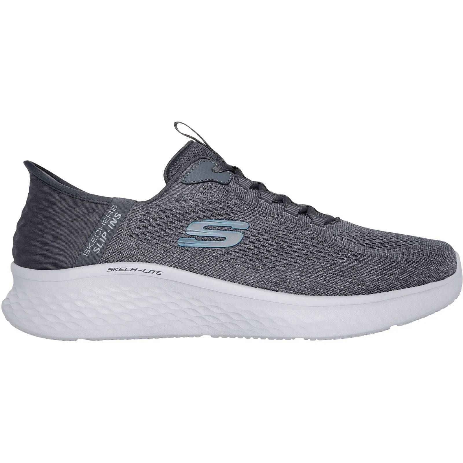 Skechers Mens Skech-Lite Pro Primebase Trainers Charcoal/Blue Pack Safe