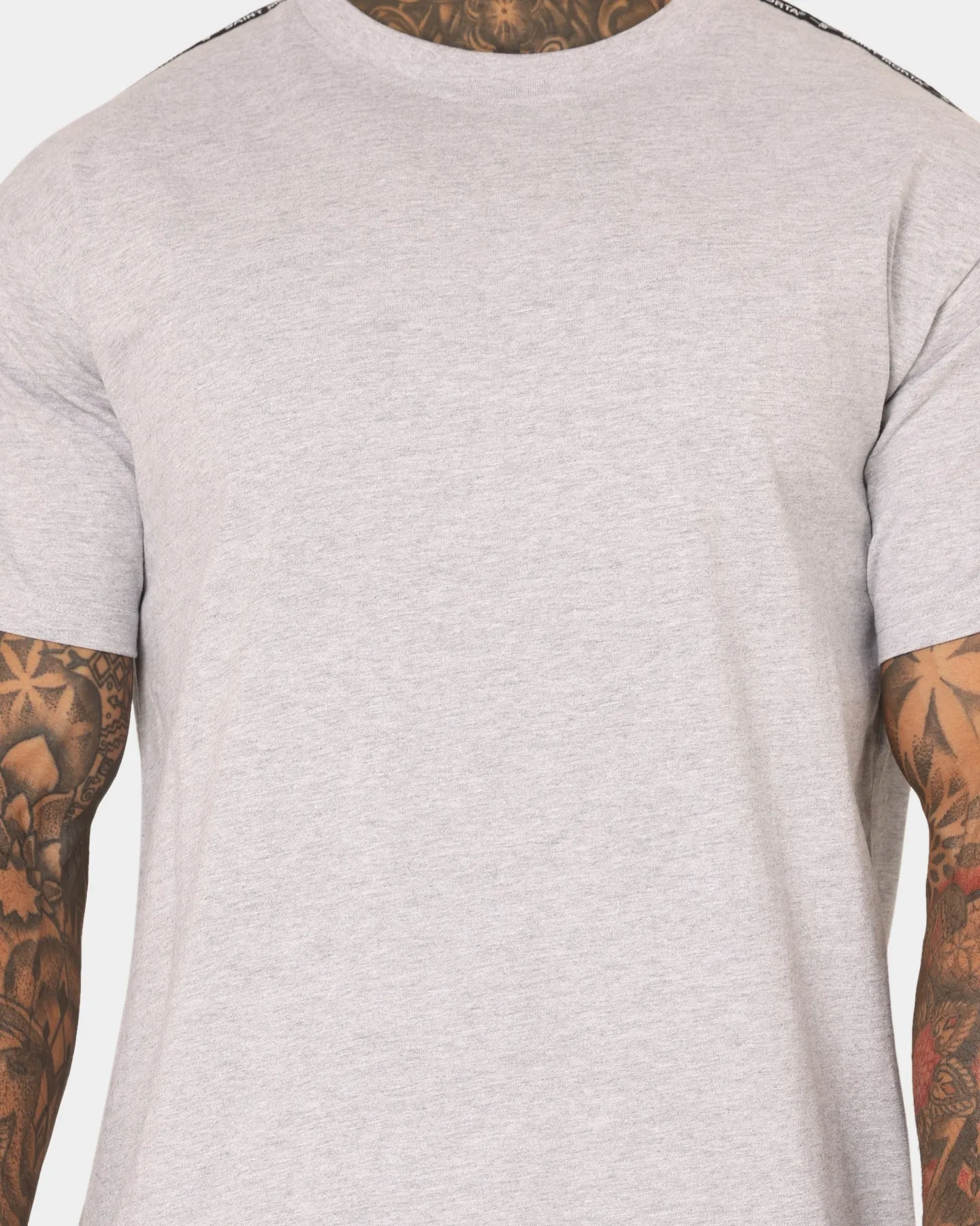 Saint Morta Rev Lafayette T-Shirt Grey/Black Relaxed fit style Lightweight Fashion