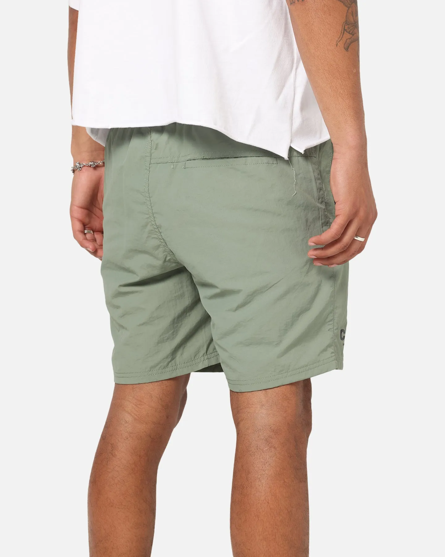 dancewear Casual Stretch Carre Motion Beach Shorts Khaki