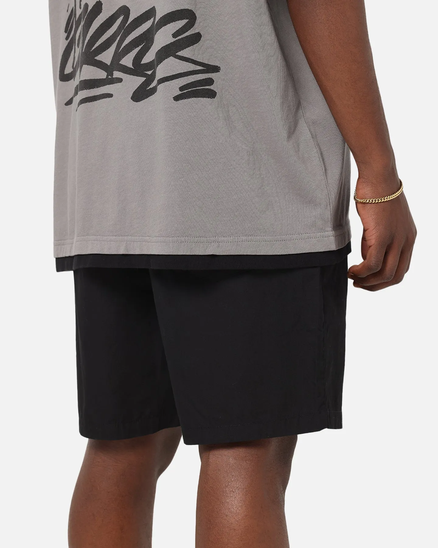 Dynamic Tension Control Carre Star Academy Beach Shorts Black