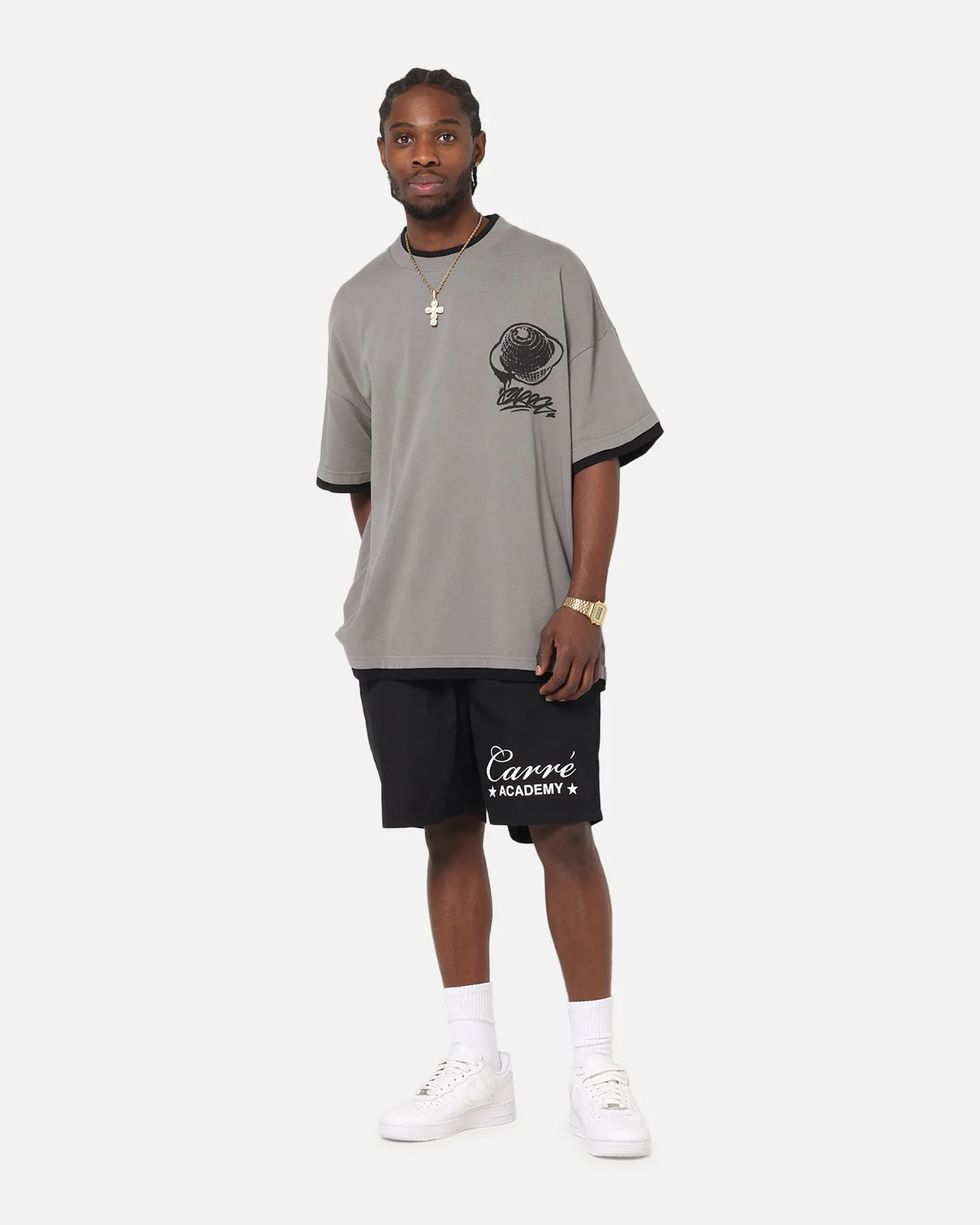 Go Soft Carre Star Academy Beach Shorts Black