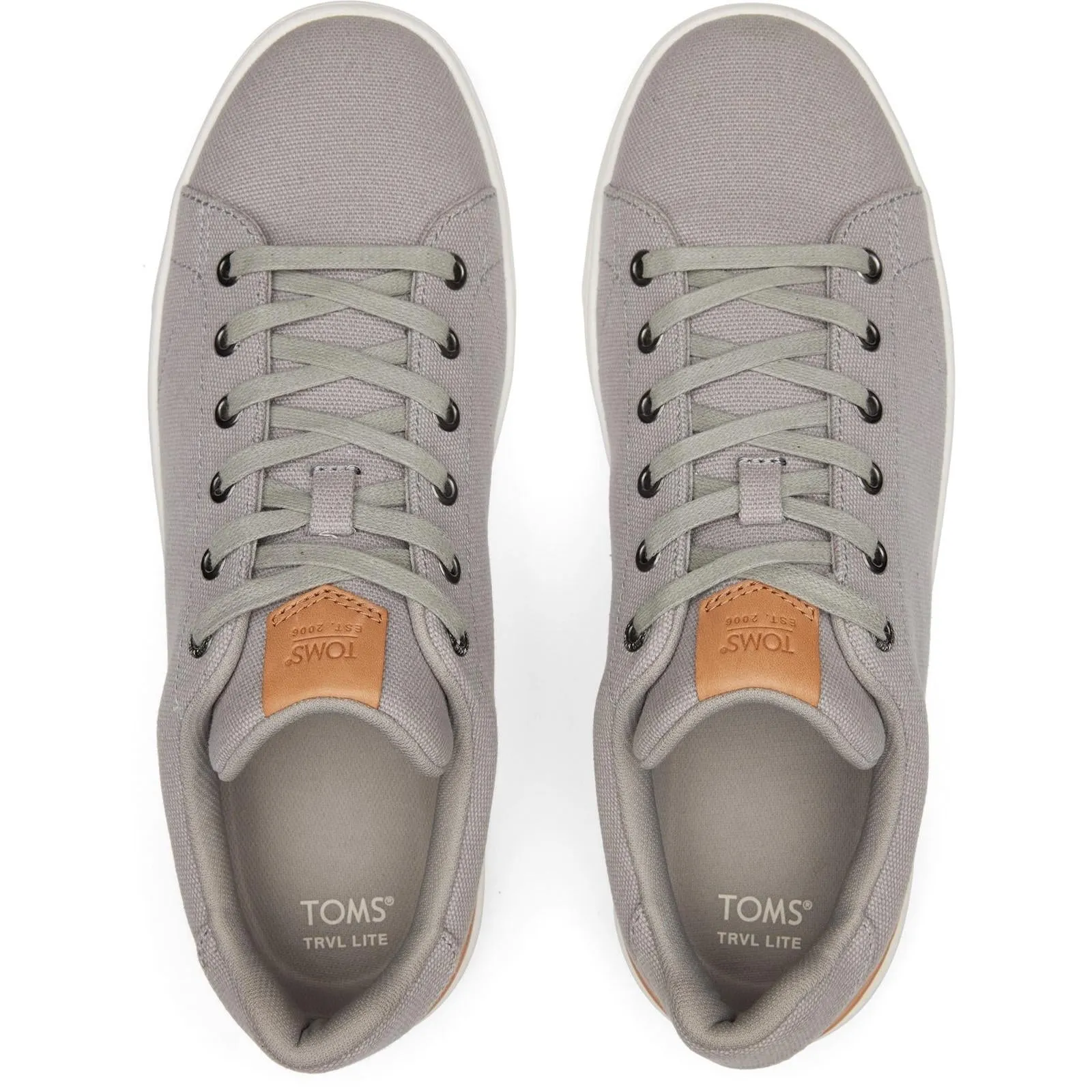 Light Run Love Path TOMS Mens Travel Lite 2.0 Low Trainers Grey