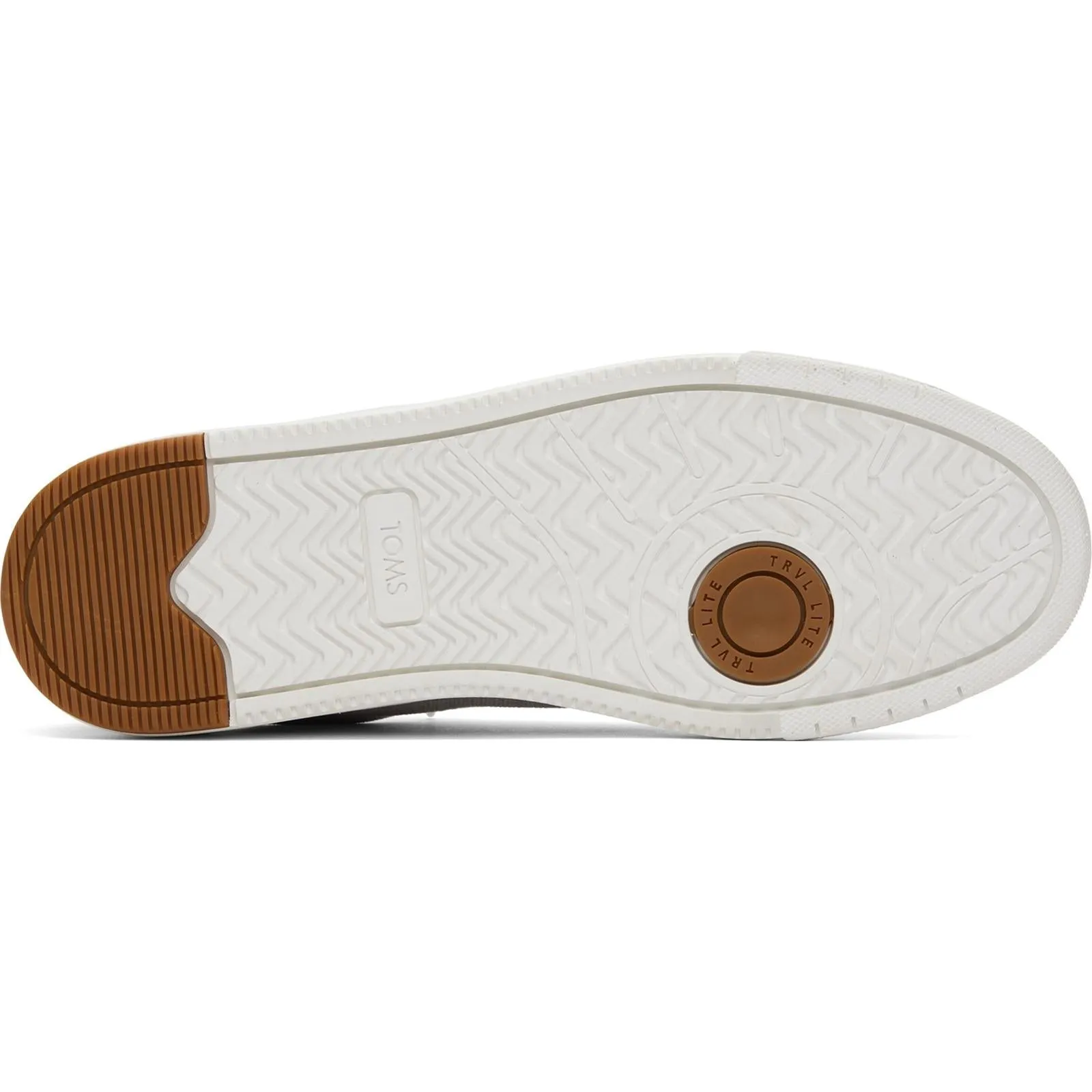 TOMS Mens Travel Lite 2.0 Low Trainers Grey Anti Fatigue Footbed Camera Look