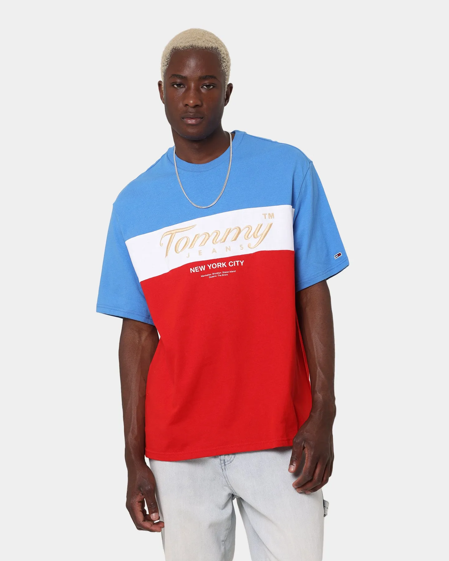 Tommy Jeans TJM Archive T-Shirt Deep Crimson Sustainable Fibers Classic Wear