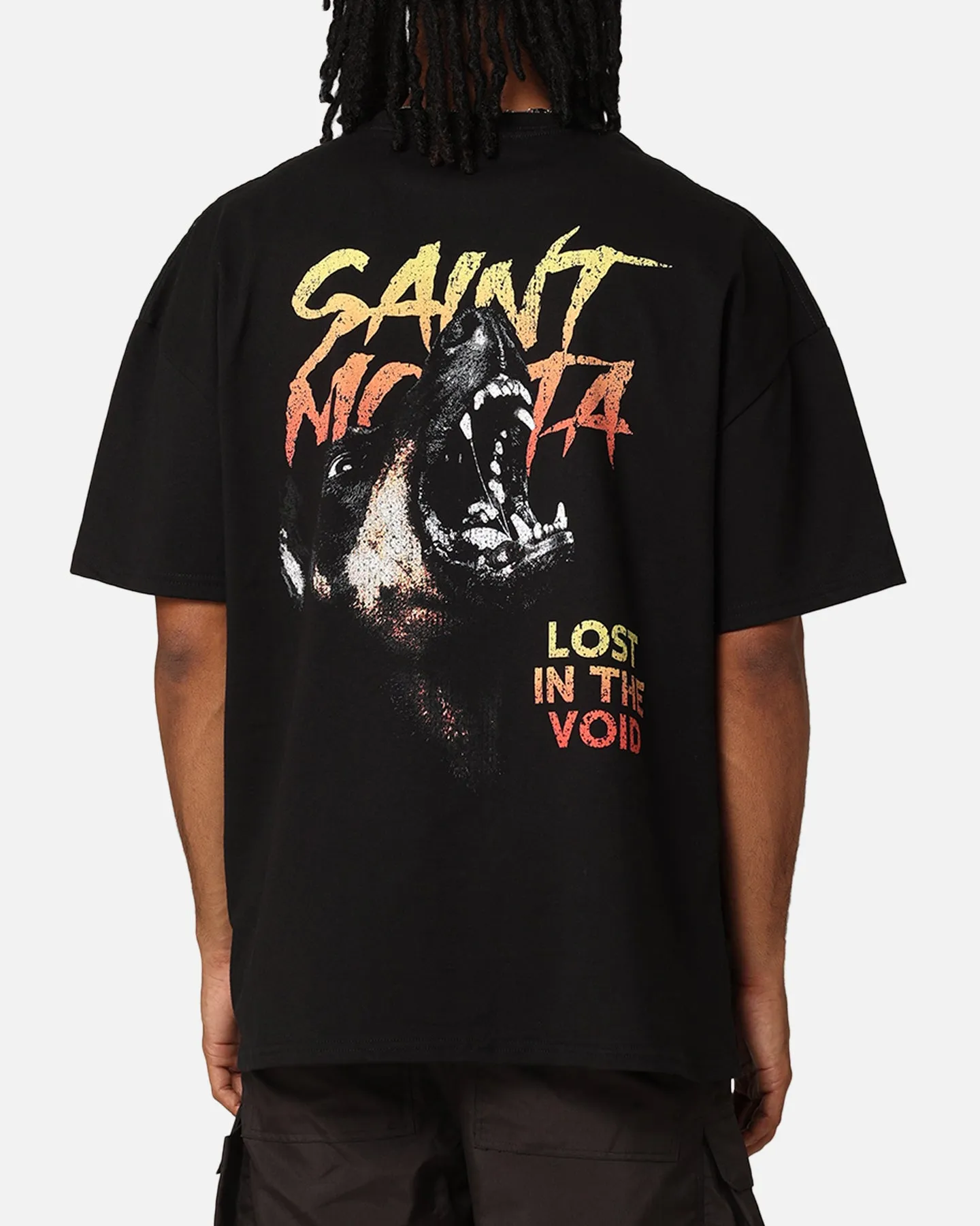 Minimal Comfort Wear Versatile and Comfortable Saint Morta Deranged T-Shirt Black