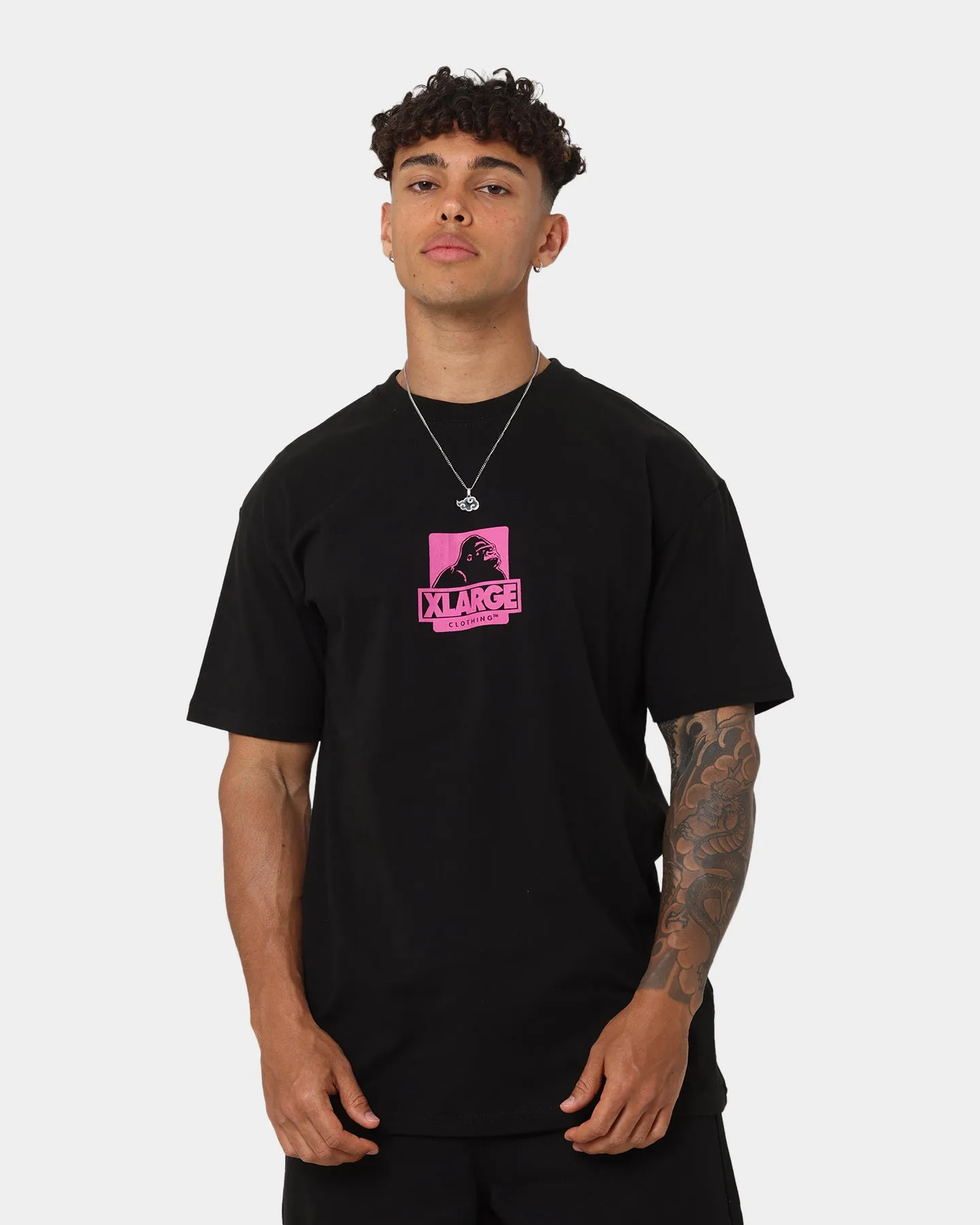 X-Large 91 T-Shirt Black/Pink Cozy Look Wear