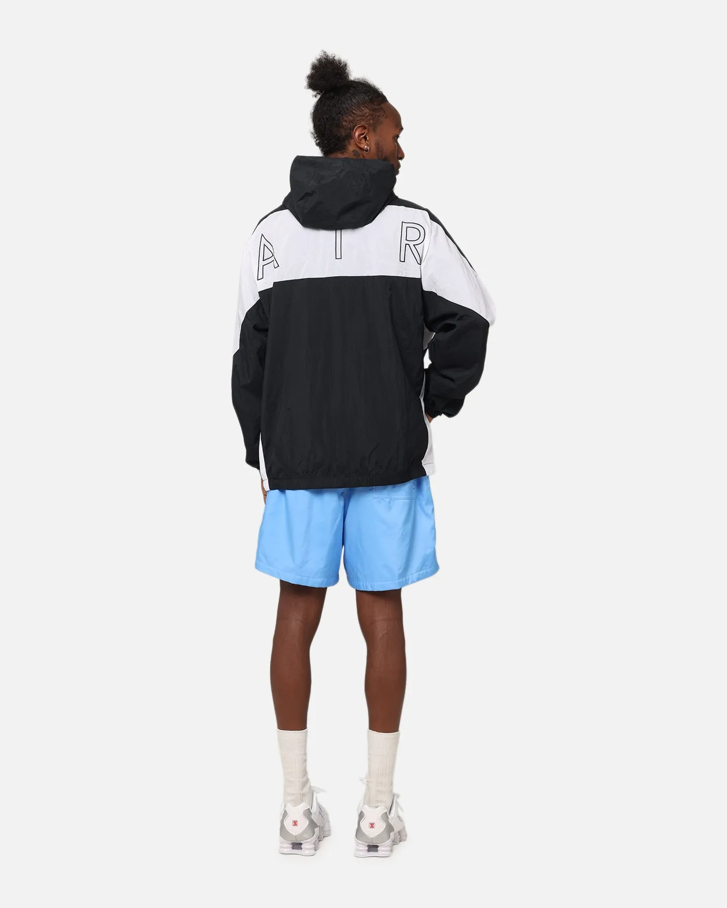 All Day Use Stylish-design Nike Air Woven Jacket Black/White/White