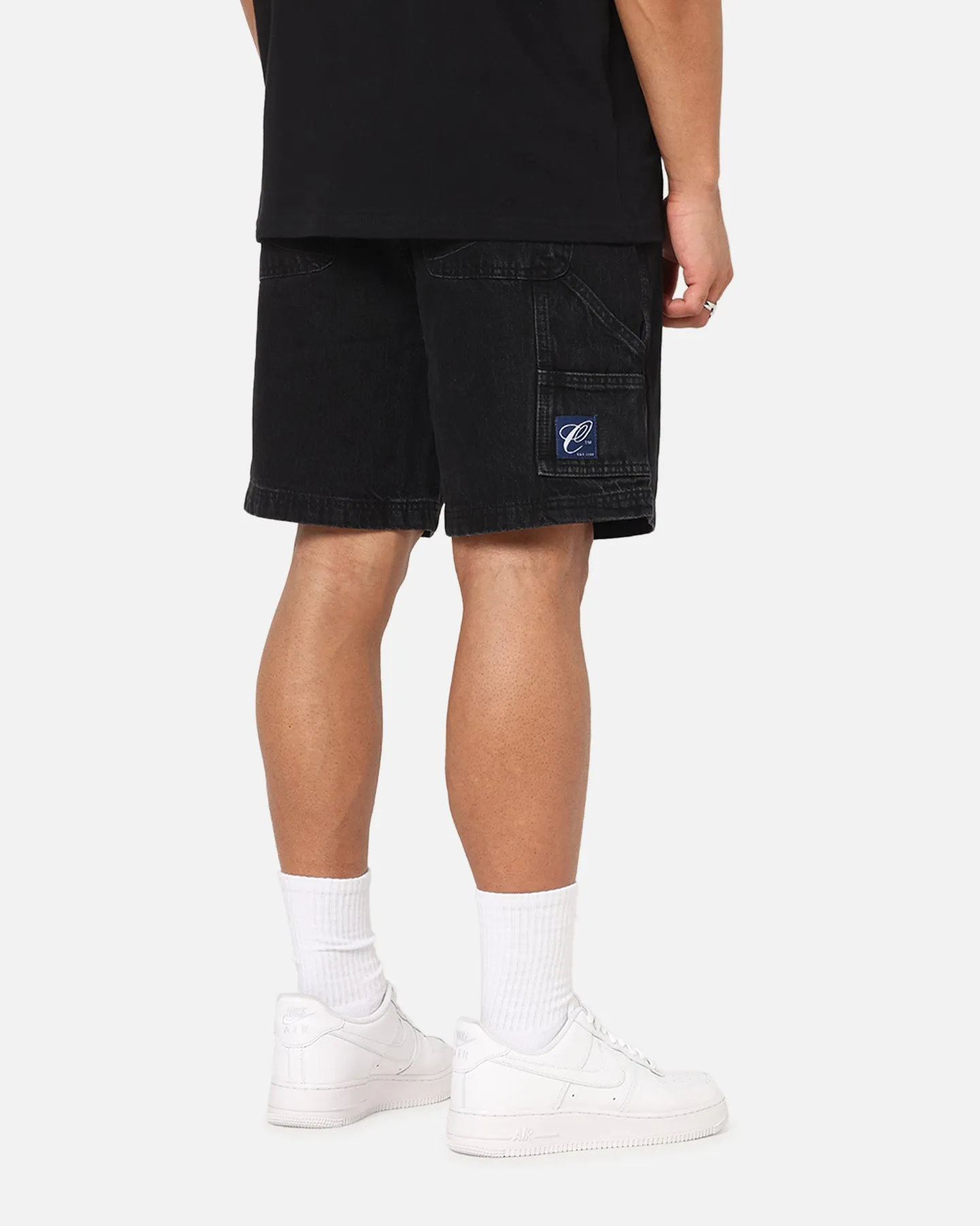 Chill Mode Carre C-Star Denim Shorts Black Wash