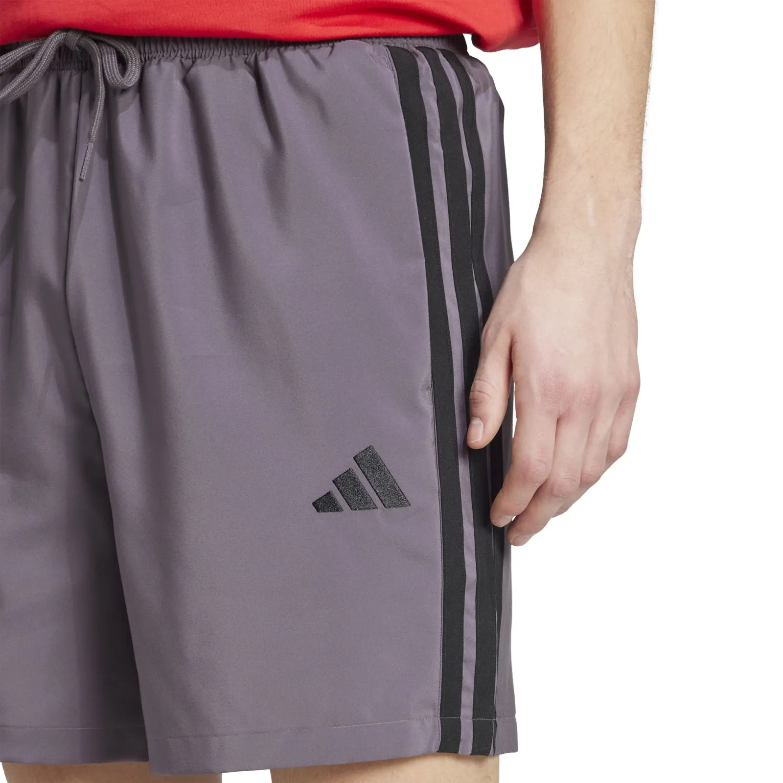 Durable Build Quick Dry Fit adidas Essentials Chelsea 3-Stripes Mens Regular-Fit Shorts