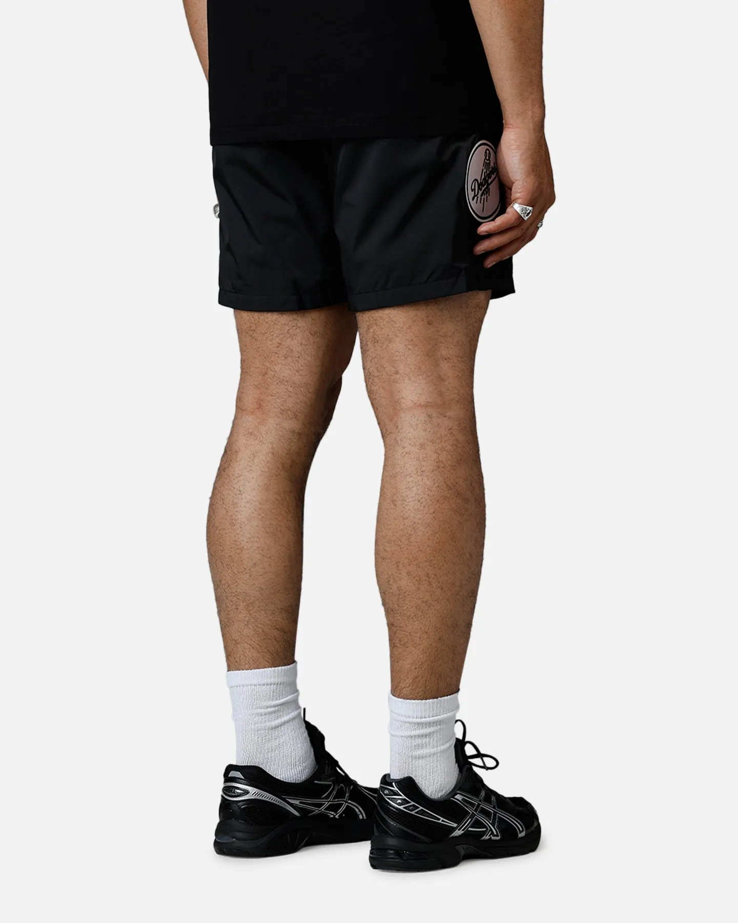 Pro Standard Los Angeles Dodgers Chenille Shorts Black fade resistant color Stain Repellent Treatment