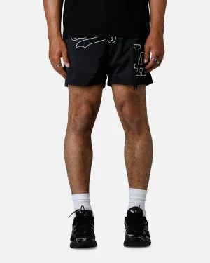 men's fashion Pro Standard Los Angeles Dodgers Chenille Shorts Black