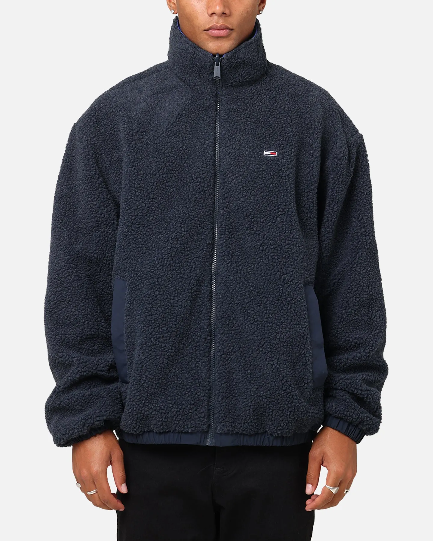 Sporty Style Tommy Jeans TJM Reversible Jacket Bright Blue