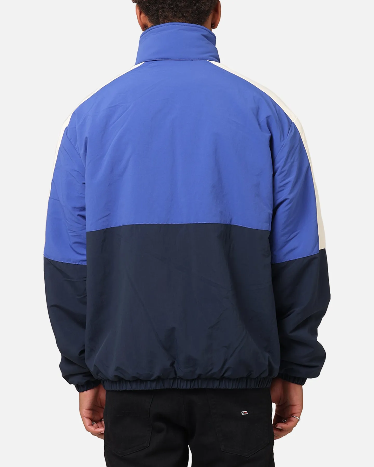 Thermal Lining Quiet Fabric Tommy Jeans TJM Reversible Jacket Bright Blue