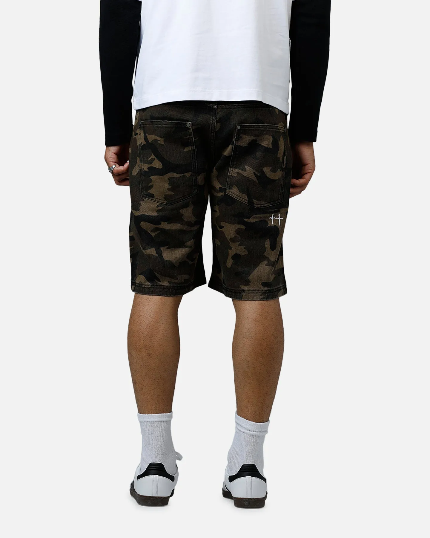 Saint Morta Kingdomcome Baggy Shorts Camo Quick Release Buckle