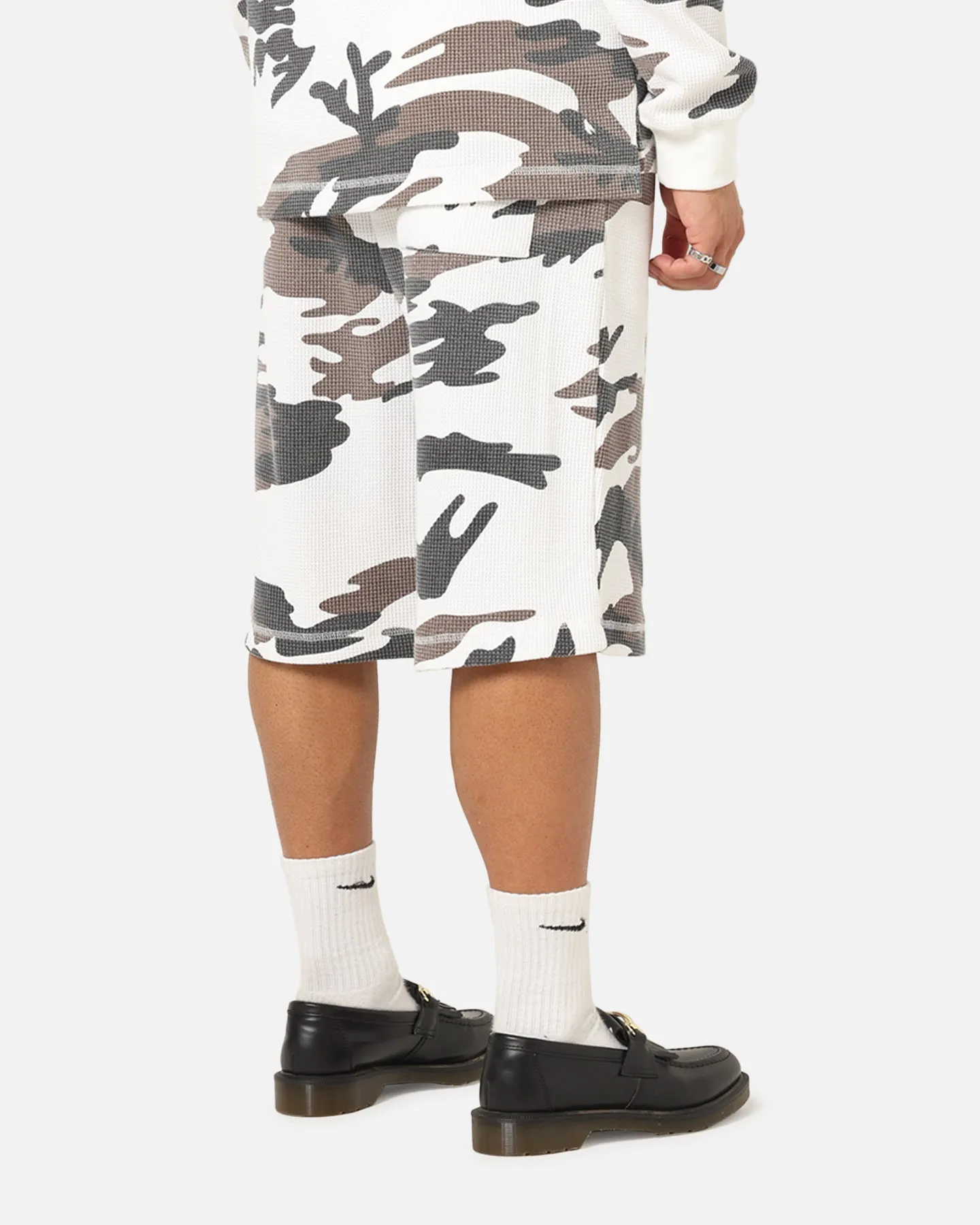 XXIII Printed Thermal Shorts Snow Camo Balanced Design Chill Comfort Design