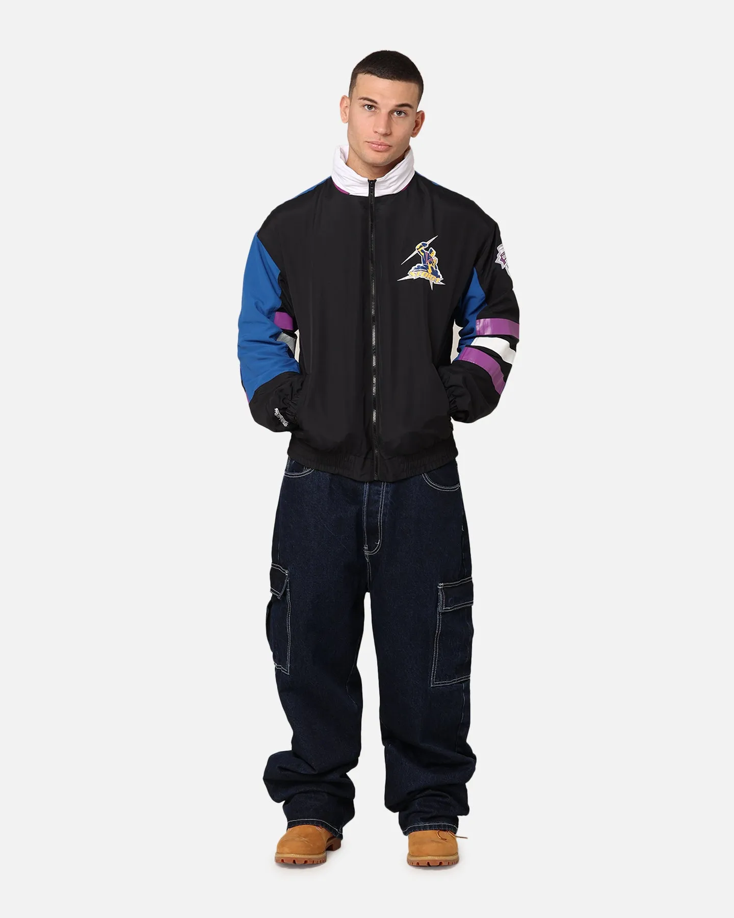 Packable Construction Money Mitchell & Ness Melbourne Storm Premiership 1999 Grand Final Spray Jacket Multicolour