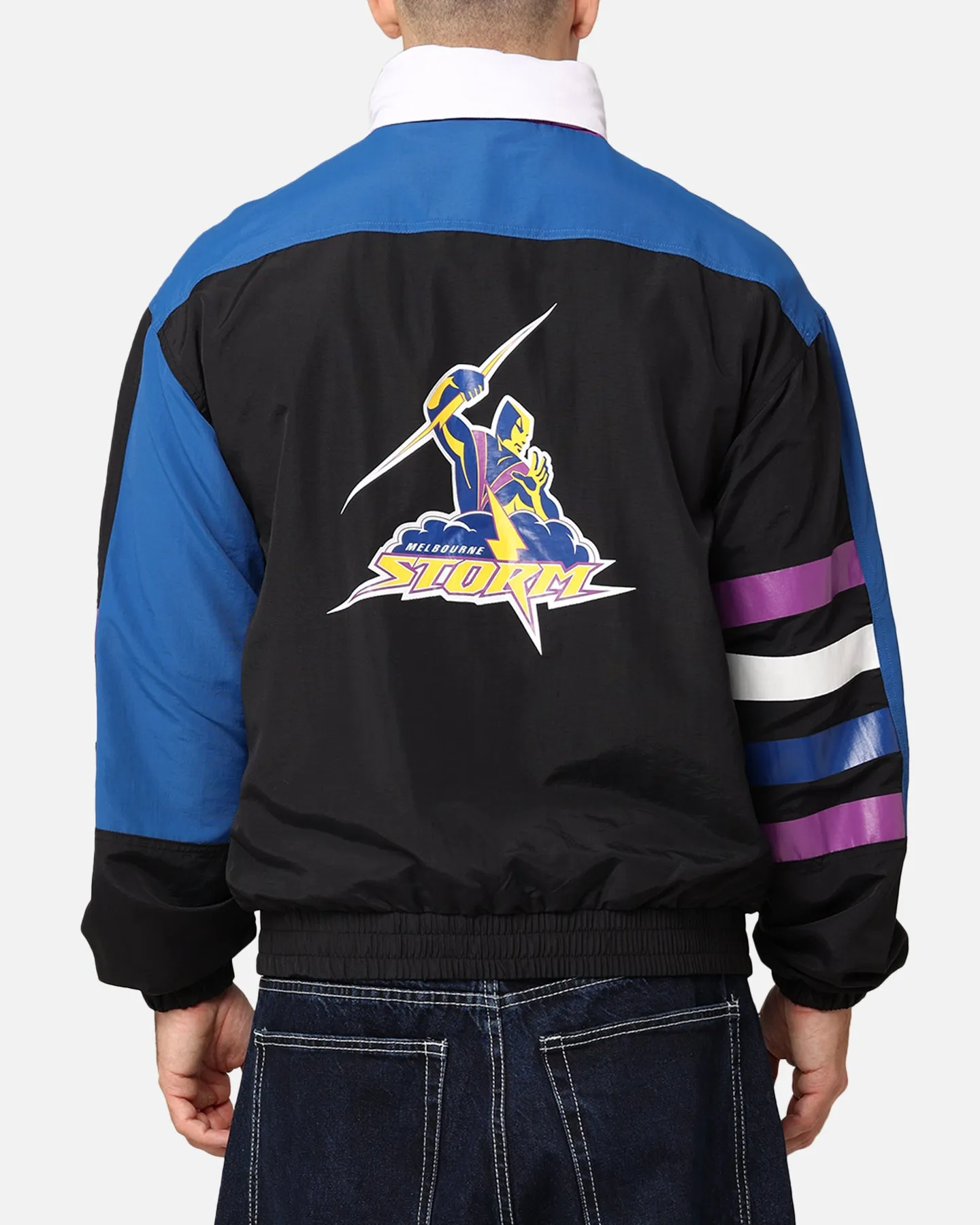Airflow channels Mitchell & Ness Melbourne Storm Premiership 1999 Grand Final Spray Jacket Multicolour