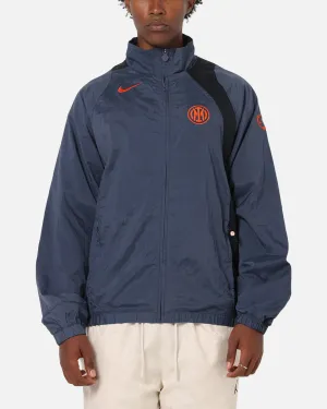 Nike Inter Milan Total 90 Track Jacket Thunder Blue Grid Backlined Interior