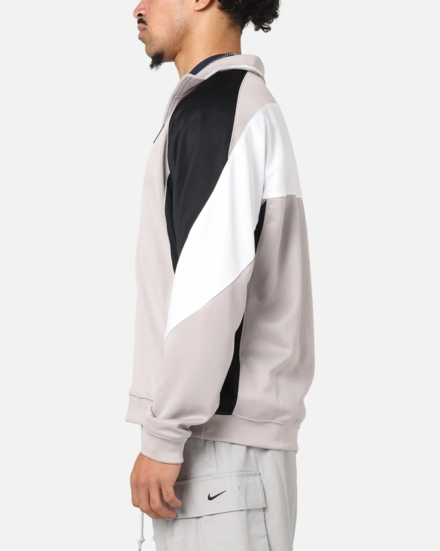 Functional Style Jungle Nike Air Poly-Knit Zip Jacket Grey/Black